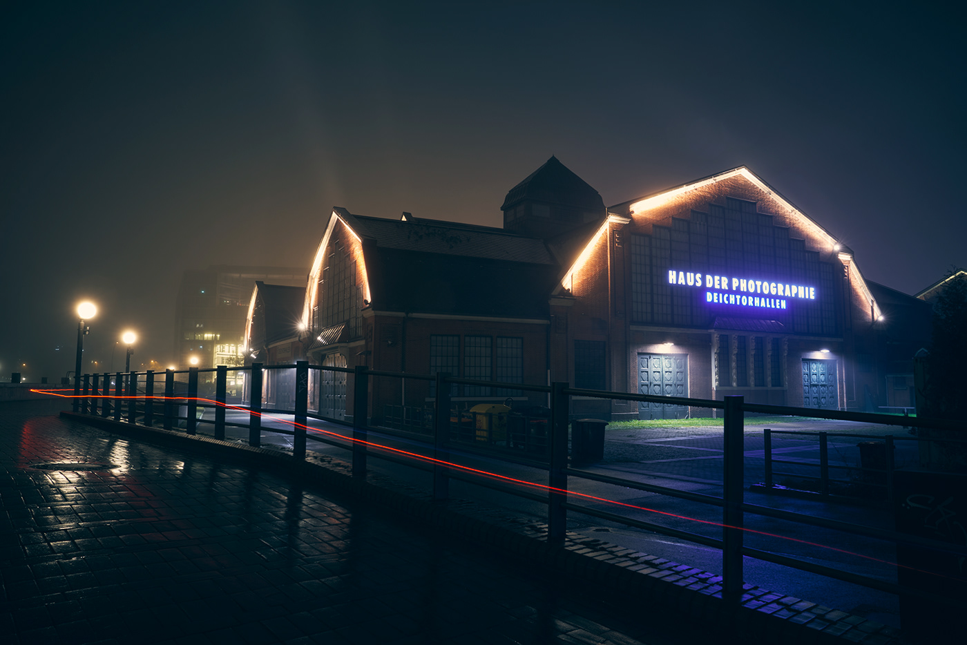 德国汉堡夜间光影建筑设计-9