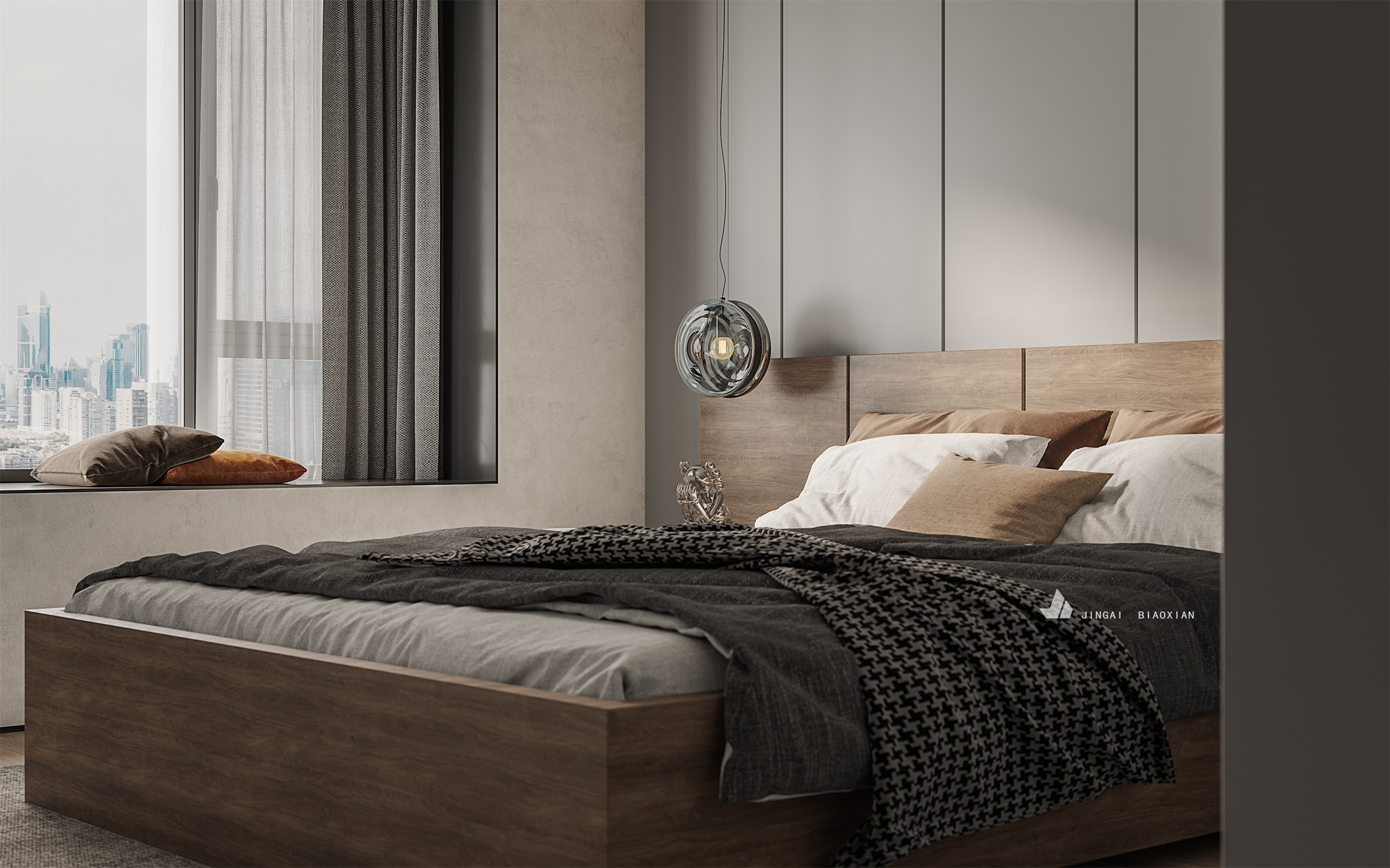 金该视觉呈现的时尚办公空间丨朱晨毅-43