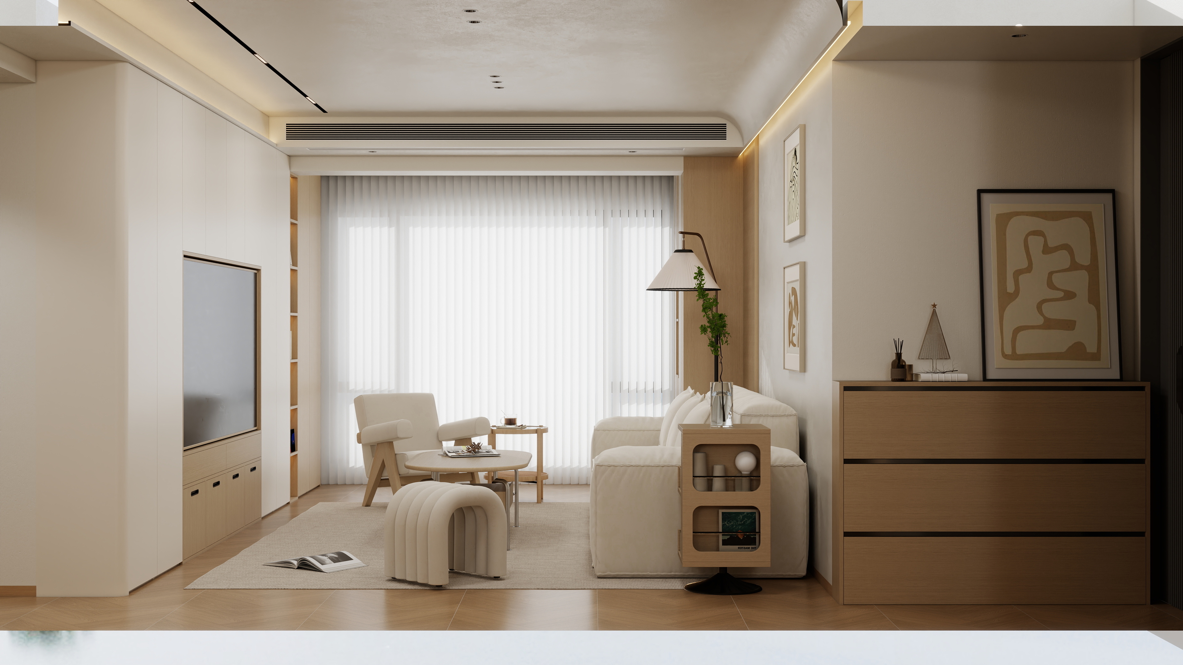 《白云·木屿》87㎡原木风实装案例丨中国广州丨广州市至雅设计装饰工程有限公司-39