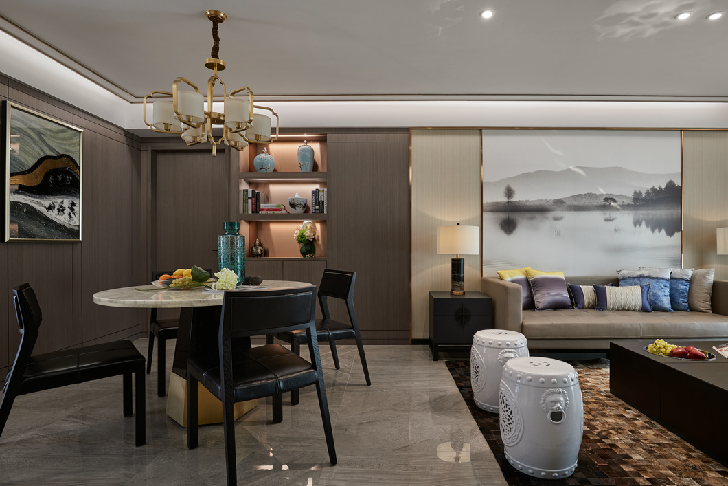 杭州农迁房里的中式世外桃源 | 精致选材与独特品味-19