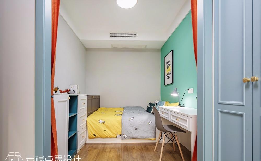 平层丨云端点墨设计丨 - 悦然奇城（实景）-23