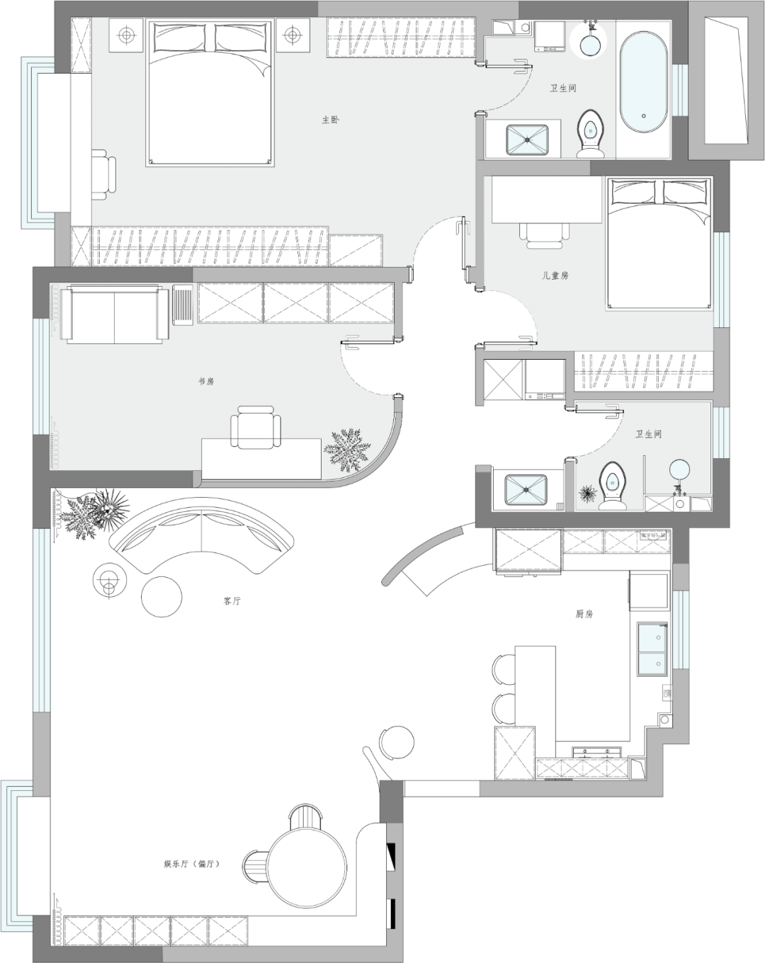 松涧细雨·145㎡爱之居丨中国天津丨末那识-37