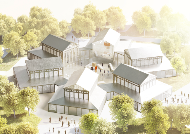 “六边形”展馆改造项目丨俄罗斯丨学生团队（Влад Дудырев等）,SANAA-29