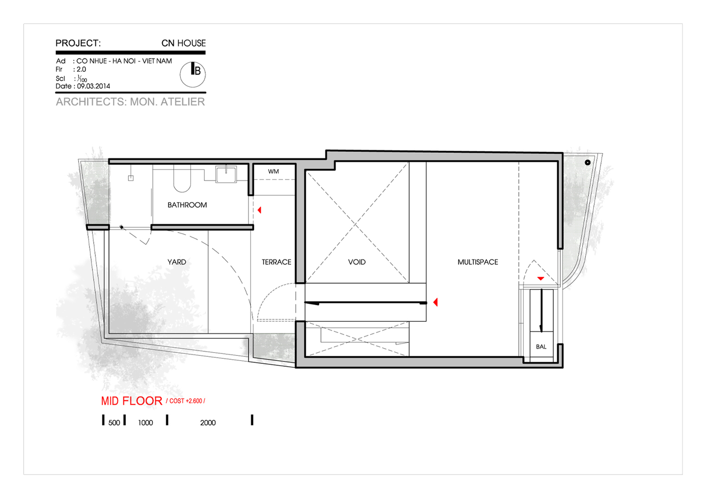 河内旧宅新生，功能空间促进家庭互动-37