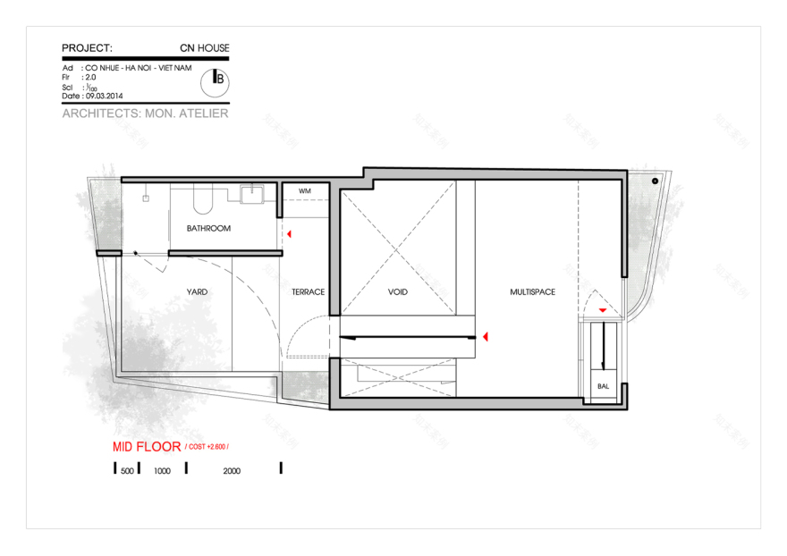 河内旧宅新生,功能空间促进家庭互动-37