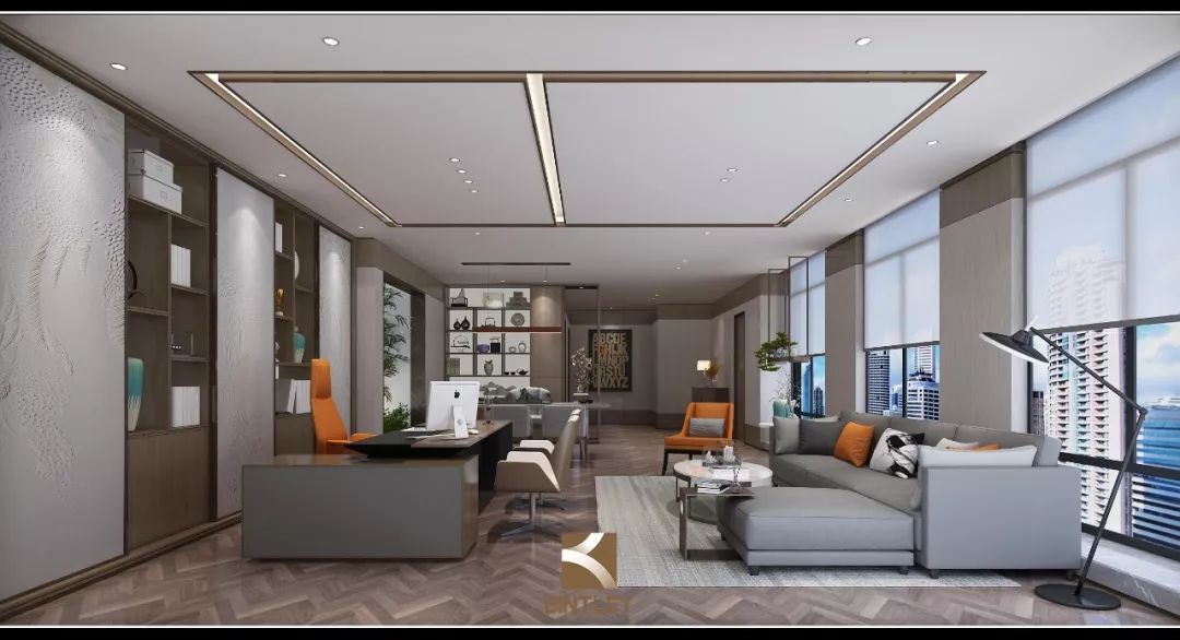 南昌莱蒙都会办公会所——现代简约与自然的交融-18