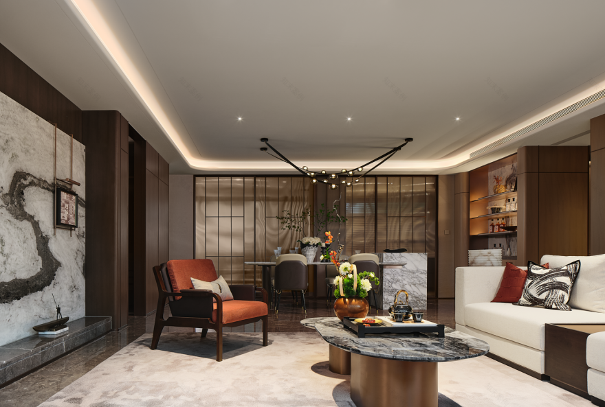 荣徽·云起东方样板间A,样板间D丨中国亳州丨重庆米修室内设计有限公司-9