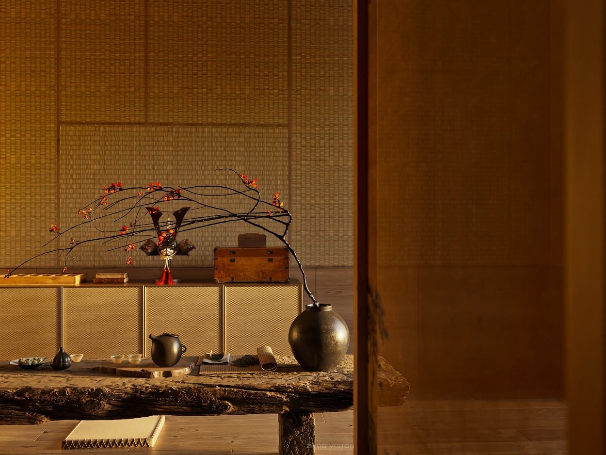 忆江南·中式别墅丨ZHBB 效果表现-53