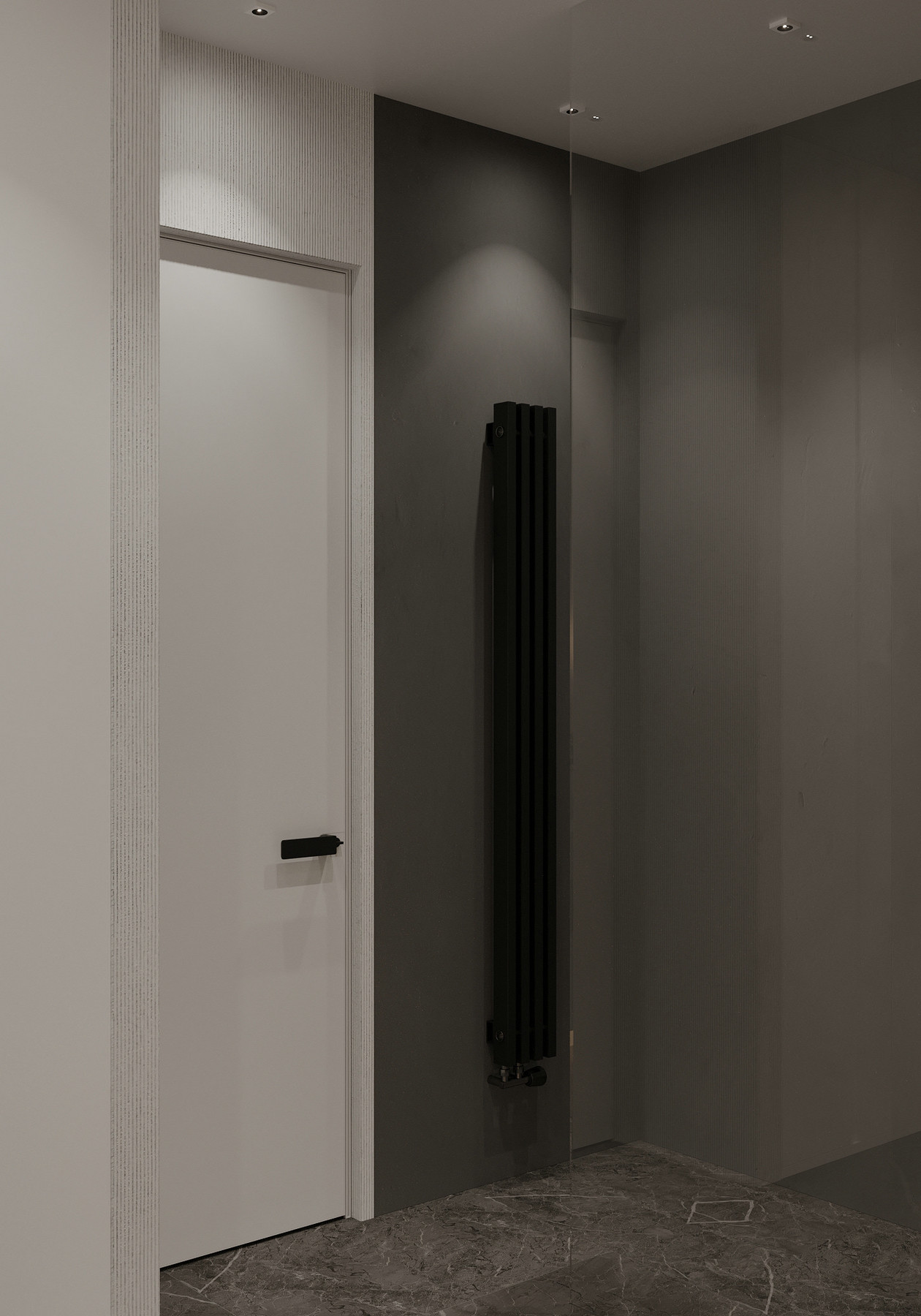 莫斯科灰色系公寓设计丨俄罗斯莫斯科-6