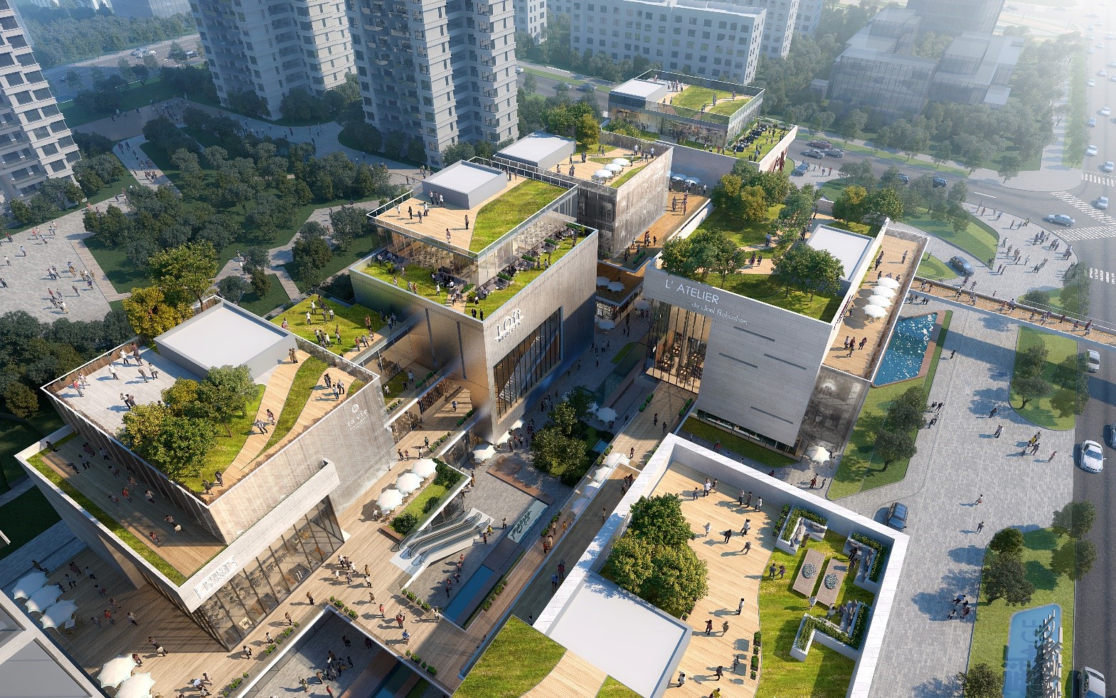 山水光影·四川宜宾高铁站双子塔设计-24