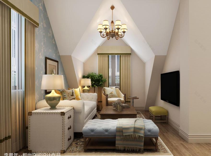 《古韵今风》中西合璧,打造舒适宜居复式空间-27