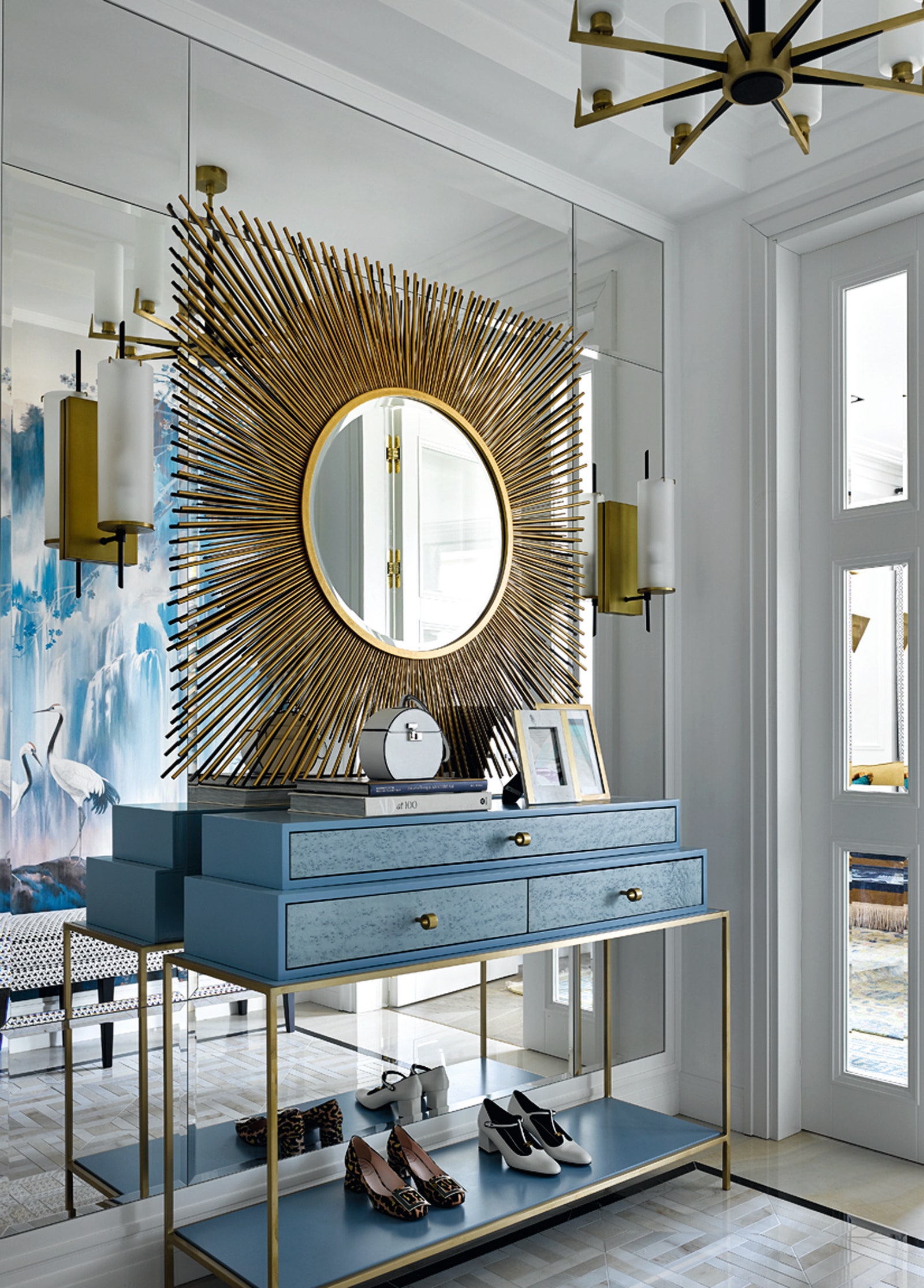 摩登中式 | 莫斯科公寓的惊艳改造-28