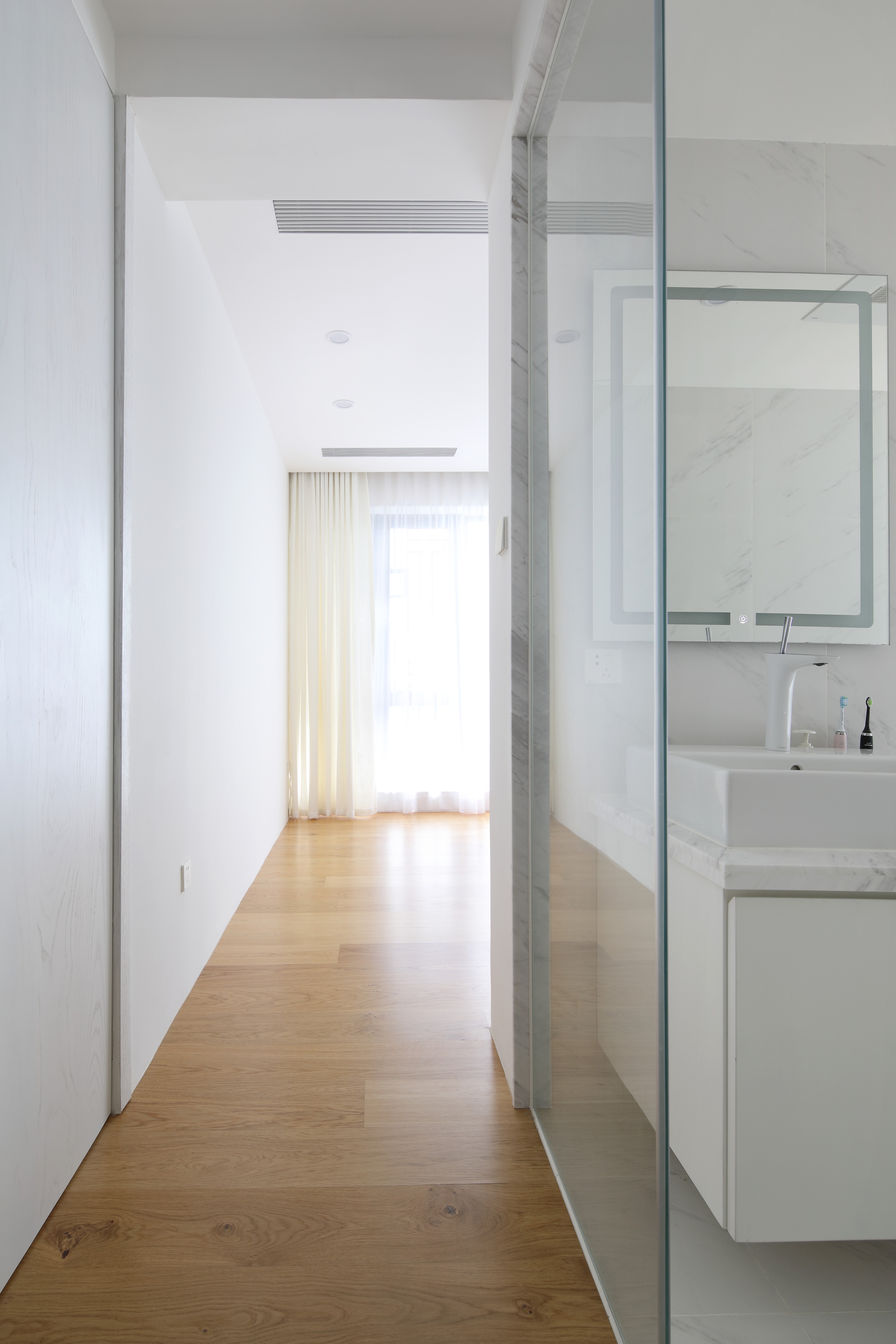 深圳口山设计：星河银湖谷现代极简，一整面墙太帅了！-8