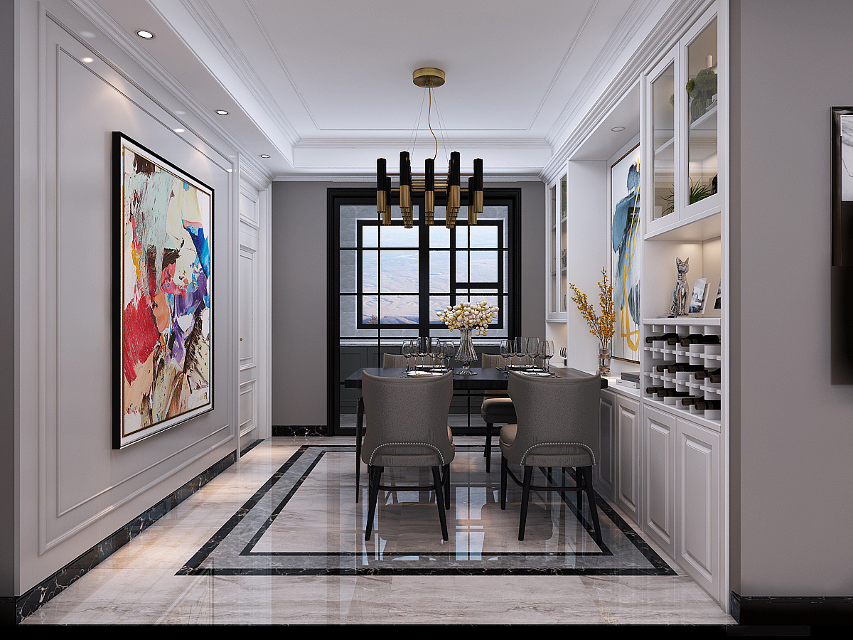 繁华深处的精致美式设计-8