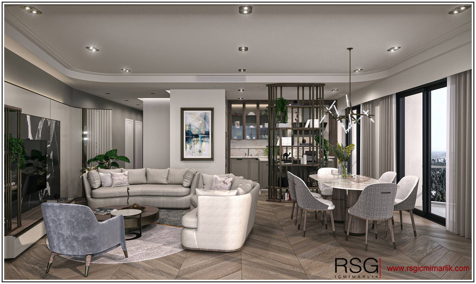 RSG私有住宅室内设计项目丨土耳其伊兹密尔丨RSG室内设计公司-4