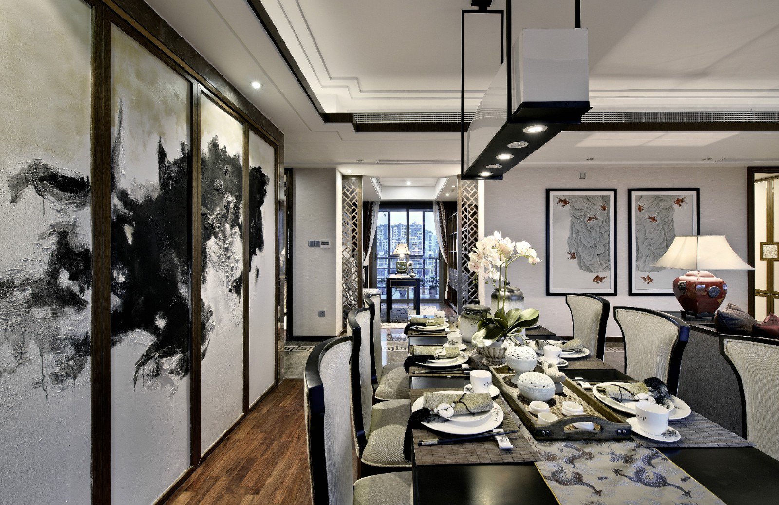 融林星海湾中式样板房-10