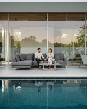 白色宁静别墅丨意大利