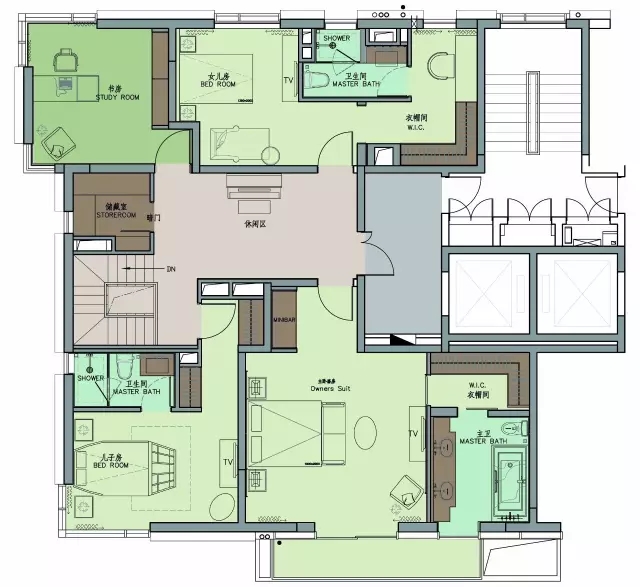 450㎡上海万科翡翠江湾底复别墅  DDC-26