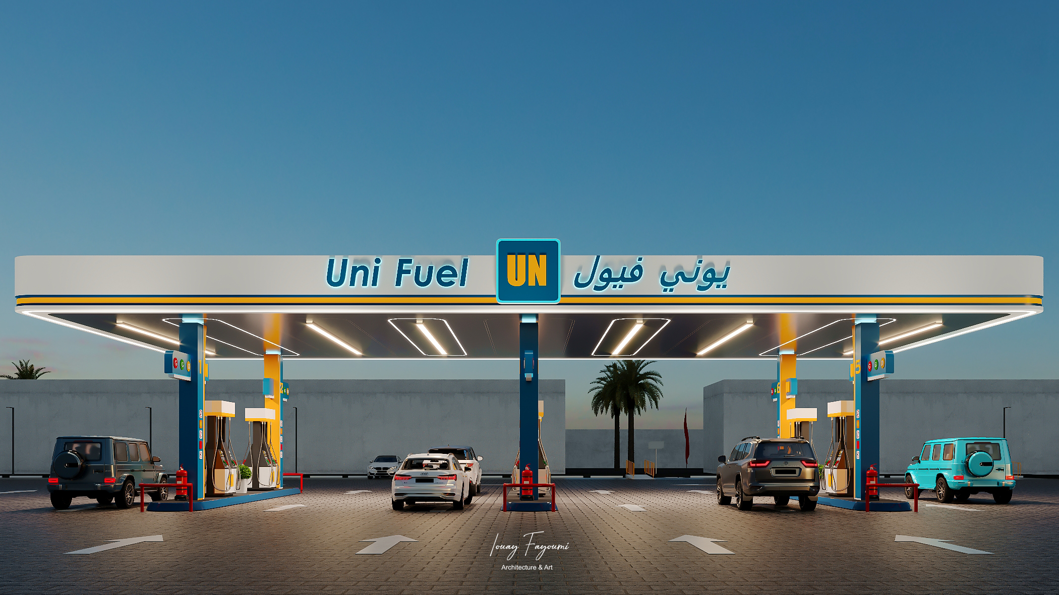 Uni Fuel Petrol Station 设计丨沙特阿拉伯-19