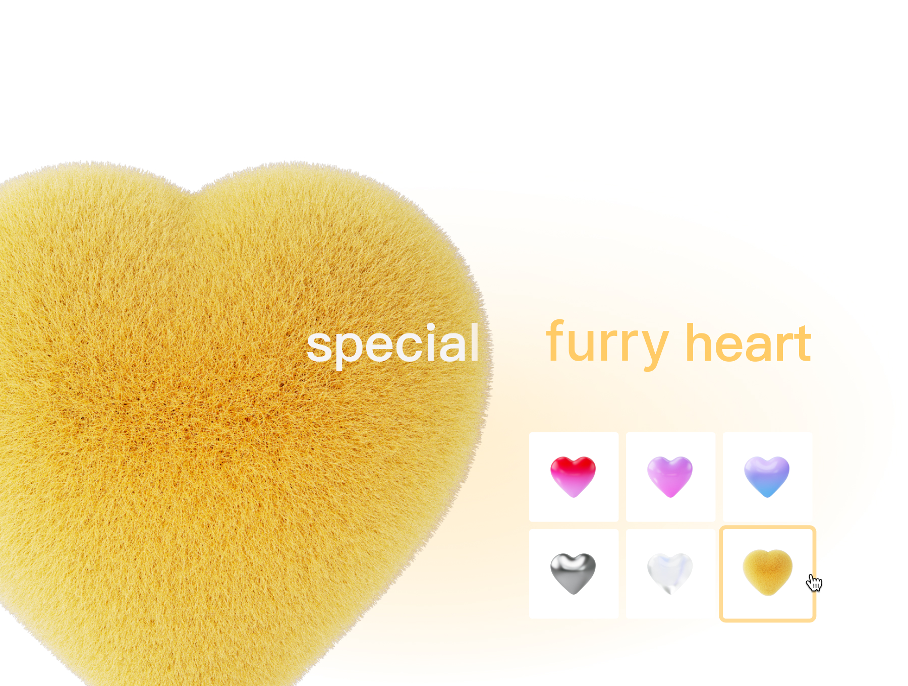 免费的心形3D图标-7