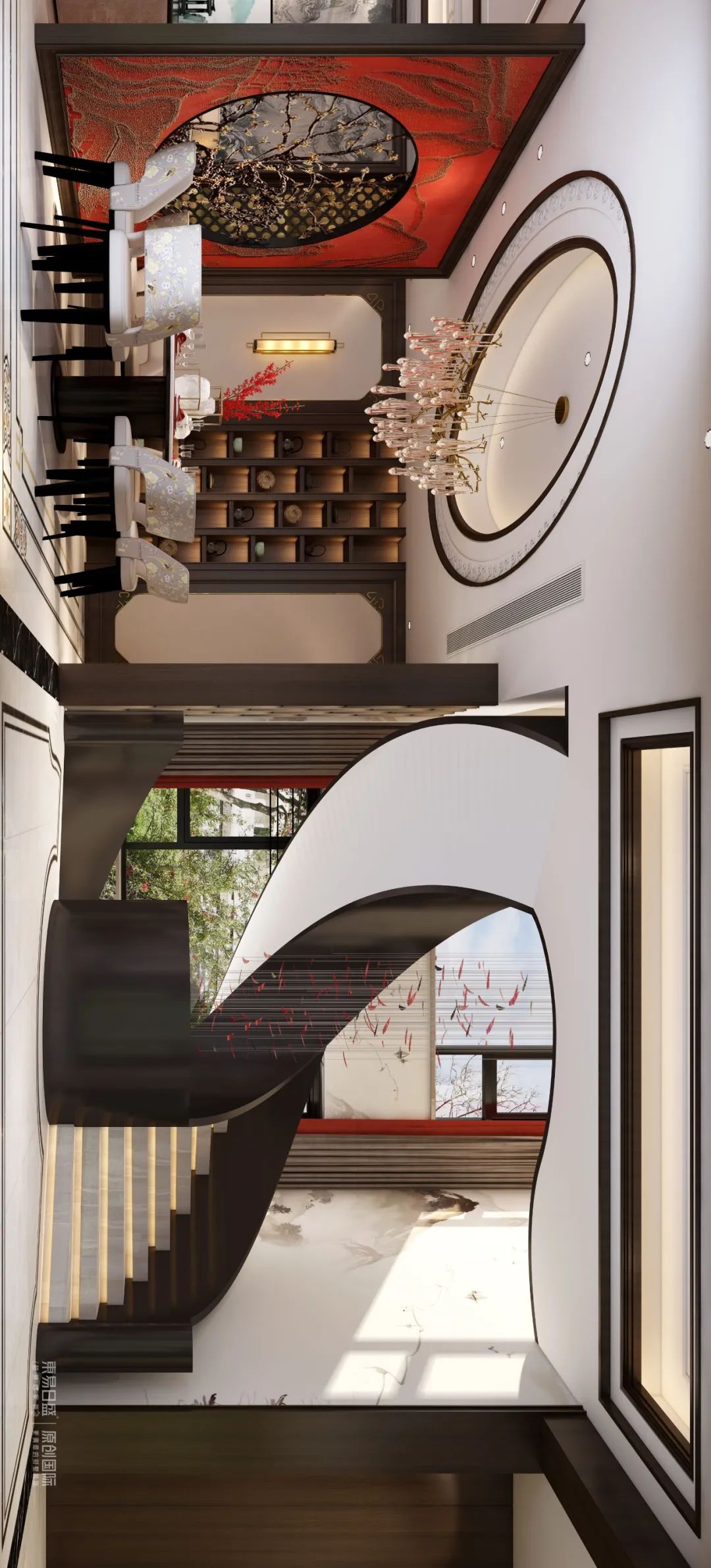 【数装新作首发】冯琦凯作品：乘物游心 | 万科公望270㎡新中式-14