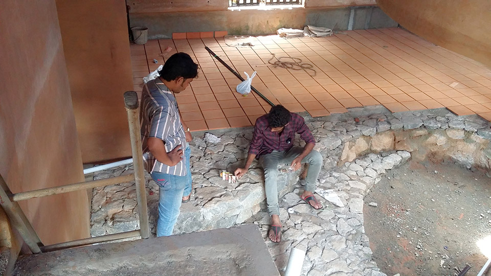 Debris住宅，印度 / Wallmakers-73