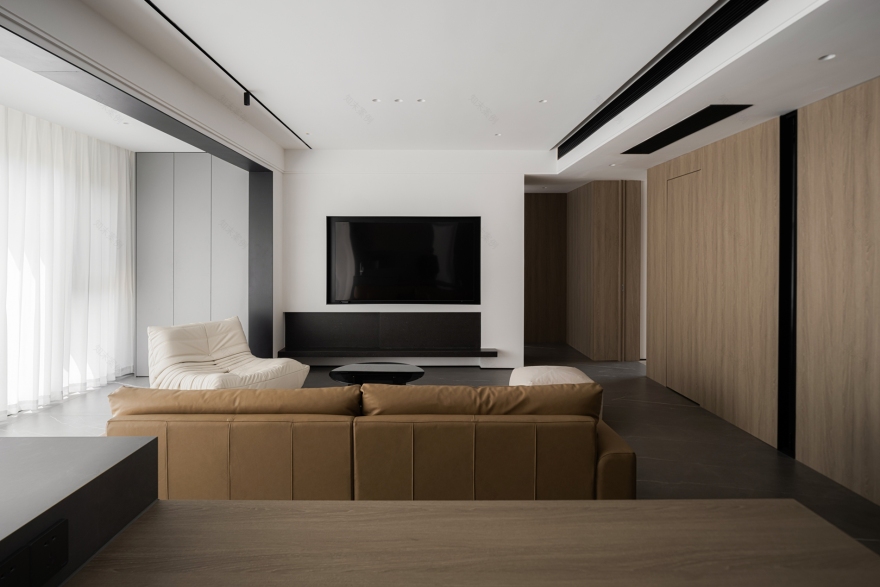 蓝润城 138㎡现代风四室两厅设计丨中国成都丨成都宏福樘设计-24