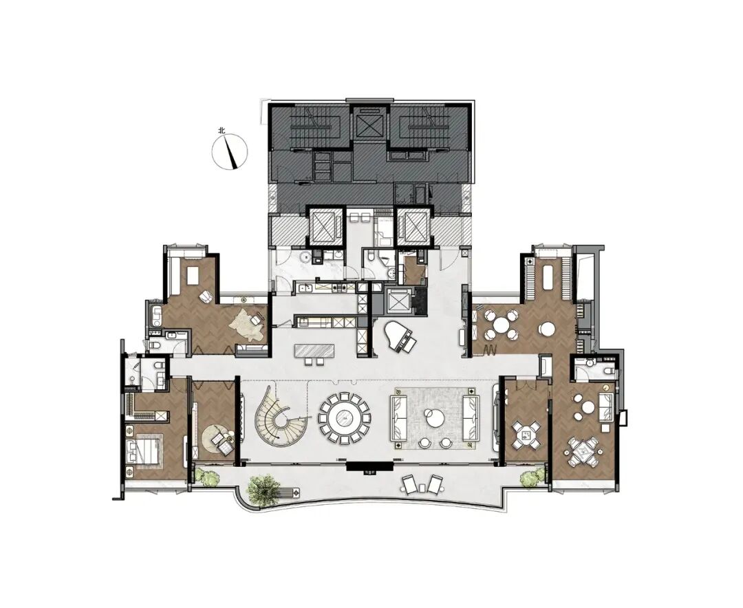 南驰·都湖国际揽湖峯顶层复式丨中国广州丨奥迅设计-101