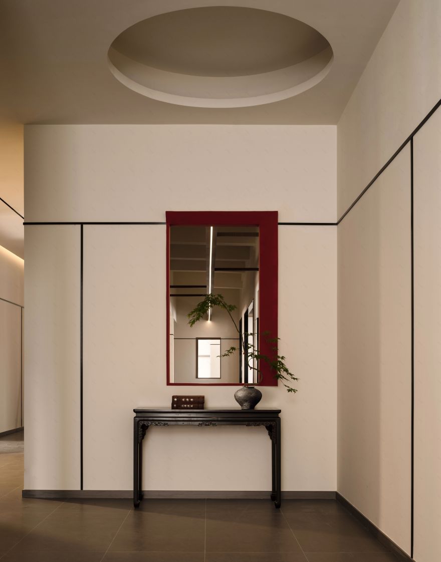 尤格设计|650㎡红木展厅-14