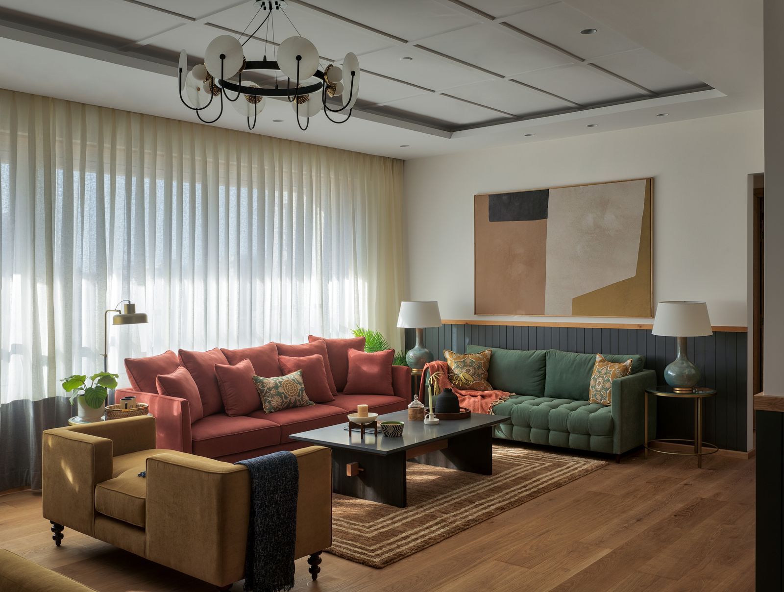 4BHK孟买住宅改豪华出租公寓丨印度丨Casa Novo Design-12