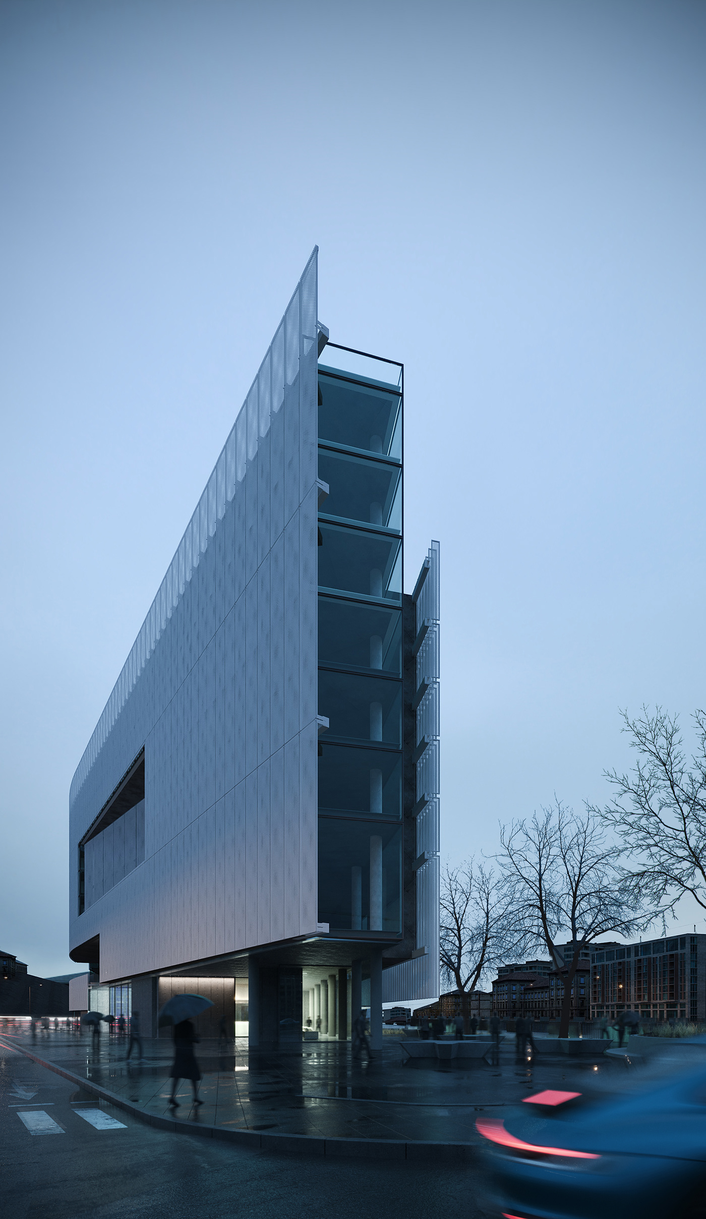 绿松石线办公中心概念设计丨乌克兰哈尔科夫丨Evgeniy Kolesnikov-23