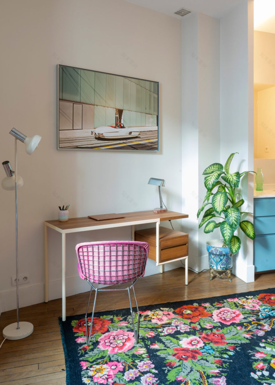 Enfilade Bohème 80m²,Bastille 项目丨法国巴黎丨Bän Architecture-8