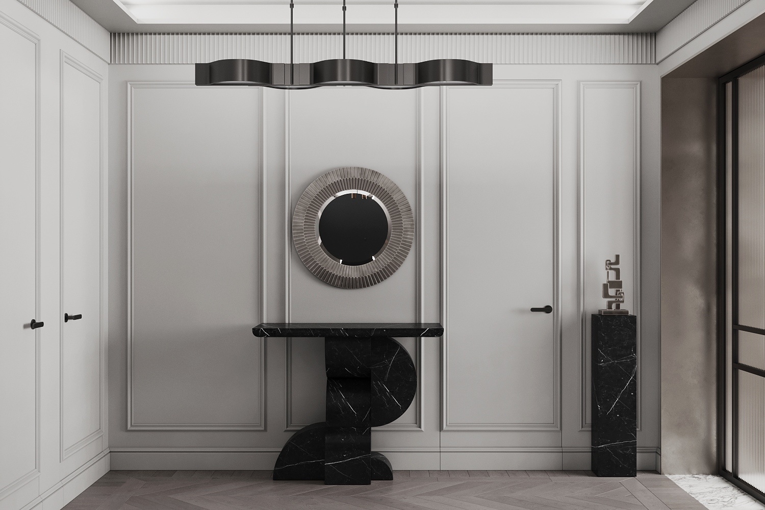 莫斯科河滨公园 88 平室内设计丨俄罗斯莫斯科丨Quadro Room-20