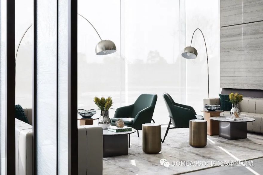 锦绣樾江府 | 河流元素贯穿的现代售楼空间-51