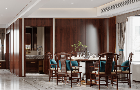 现代新中式风格设计丨周笙笙建筑装饰设计-18