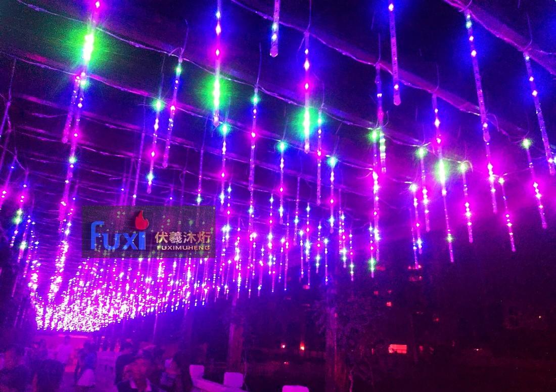 魔都嘉定小灶村梦幻灯光秀-52