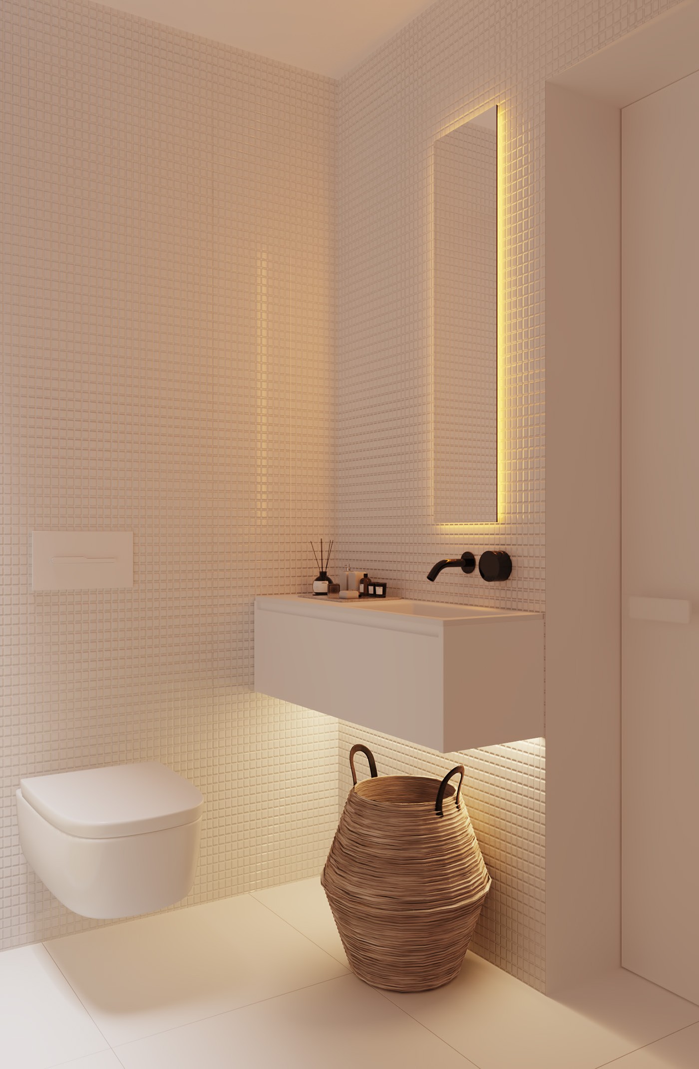 74㎡橘色系公寓设计 明媚的小尾巴，清爽好活力-18