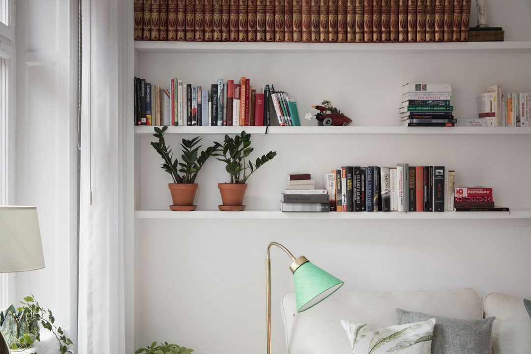 瑞典公寓 | 黑白条纹卧室的温馨北欧风-3