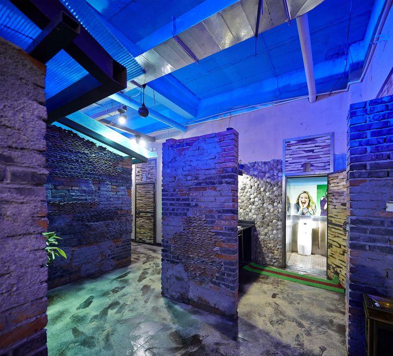 小渔莊海鲜舜耕路 | 倪泽团队打造600㎡自然怀旧空间-17