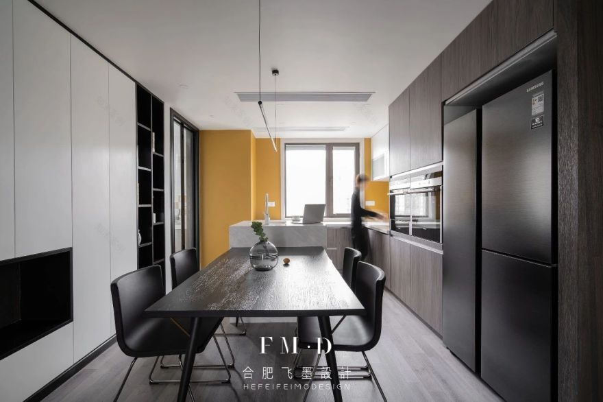 130㎡简约商务风家居,无主灯、中西厨、超级收纳...-40