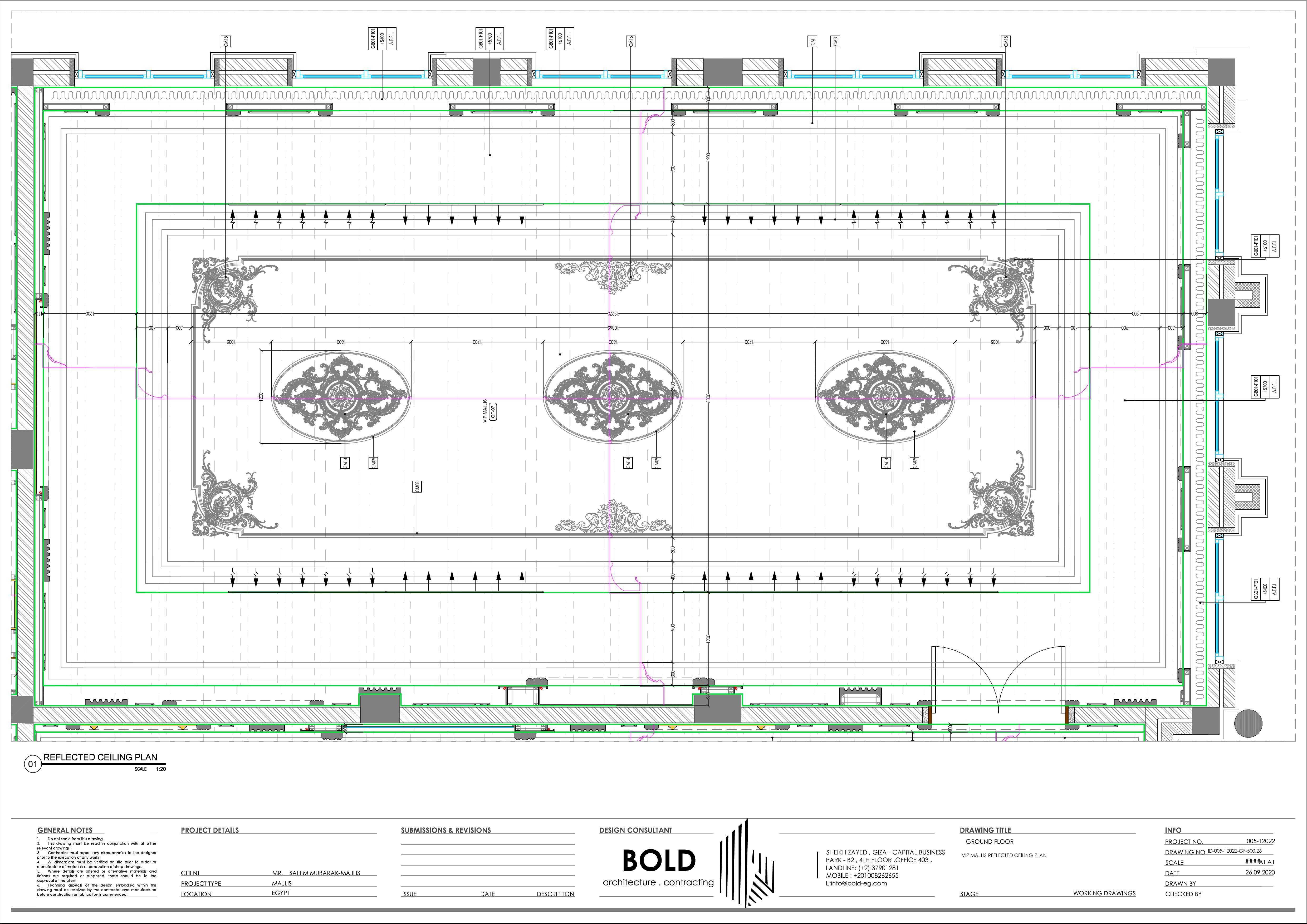 贵宾 majlis 技术图纸丨卡塔尔丨BOLD.CO.-7