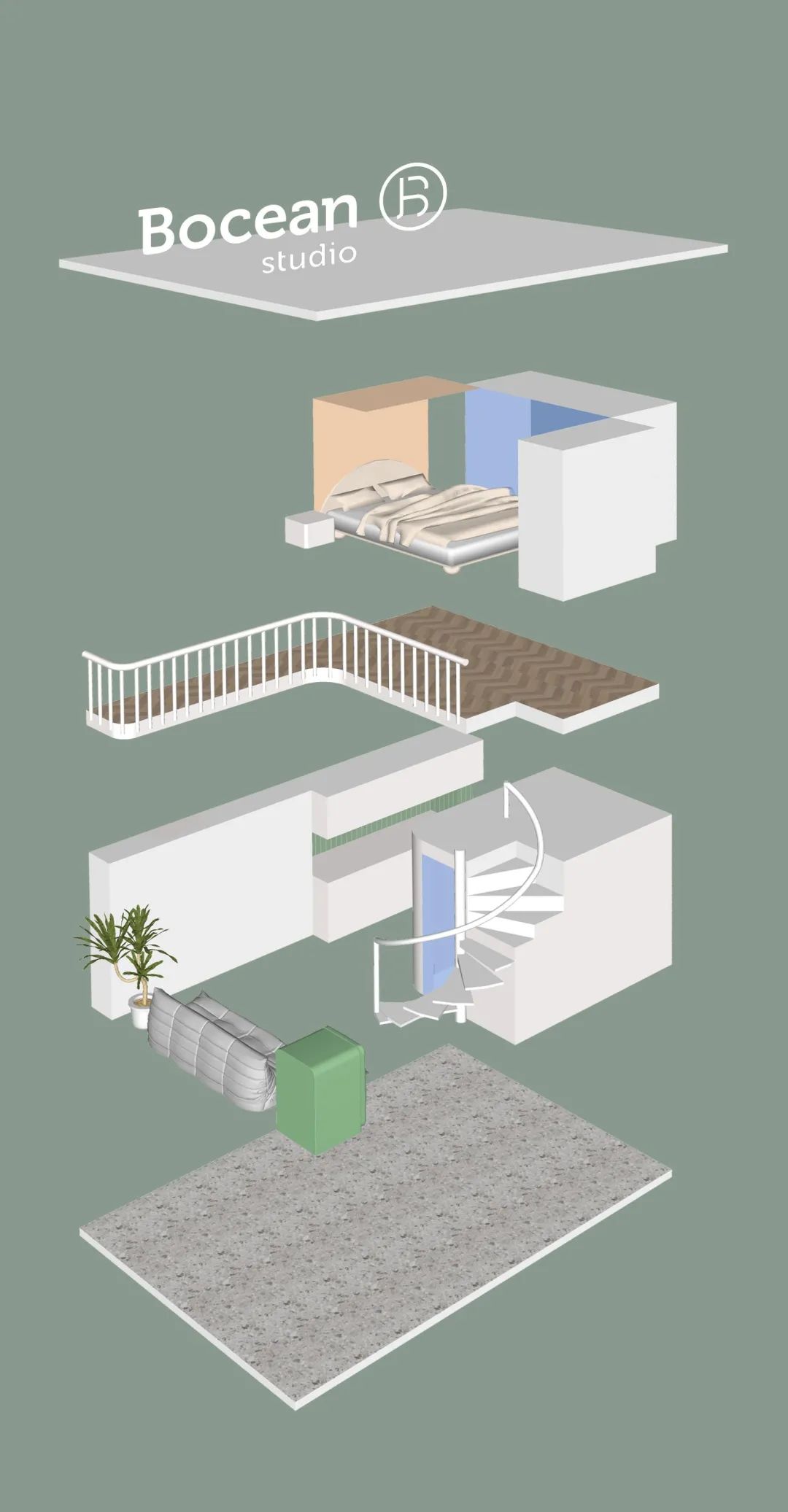 23㎡低成本爆改 loft公寓丨中国杭州丨波形设计-19