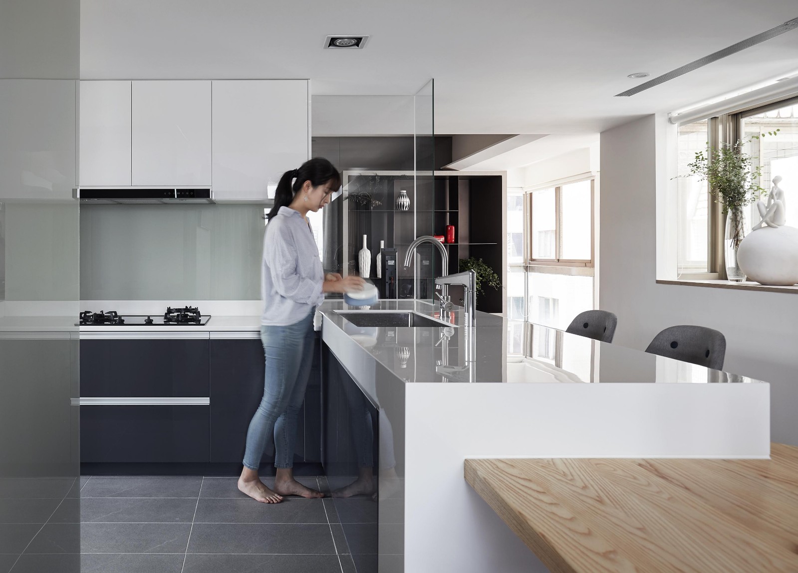 简约台式木质住宅改造-13