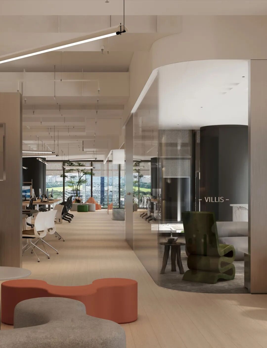 「风为马设计」威力声办公:流动空间感知品牌-21