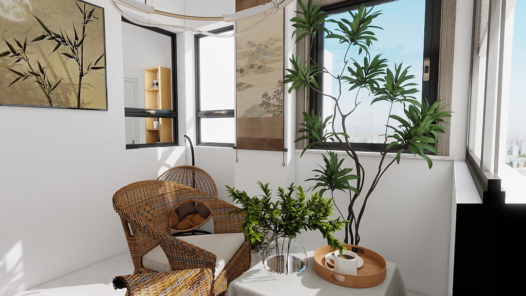 现代风全屋效果图-35