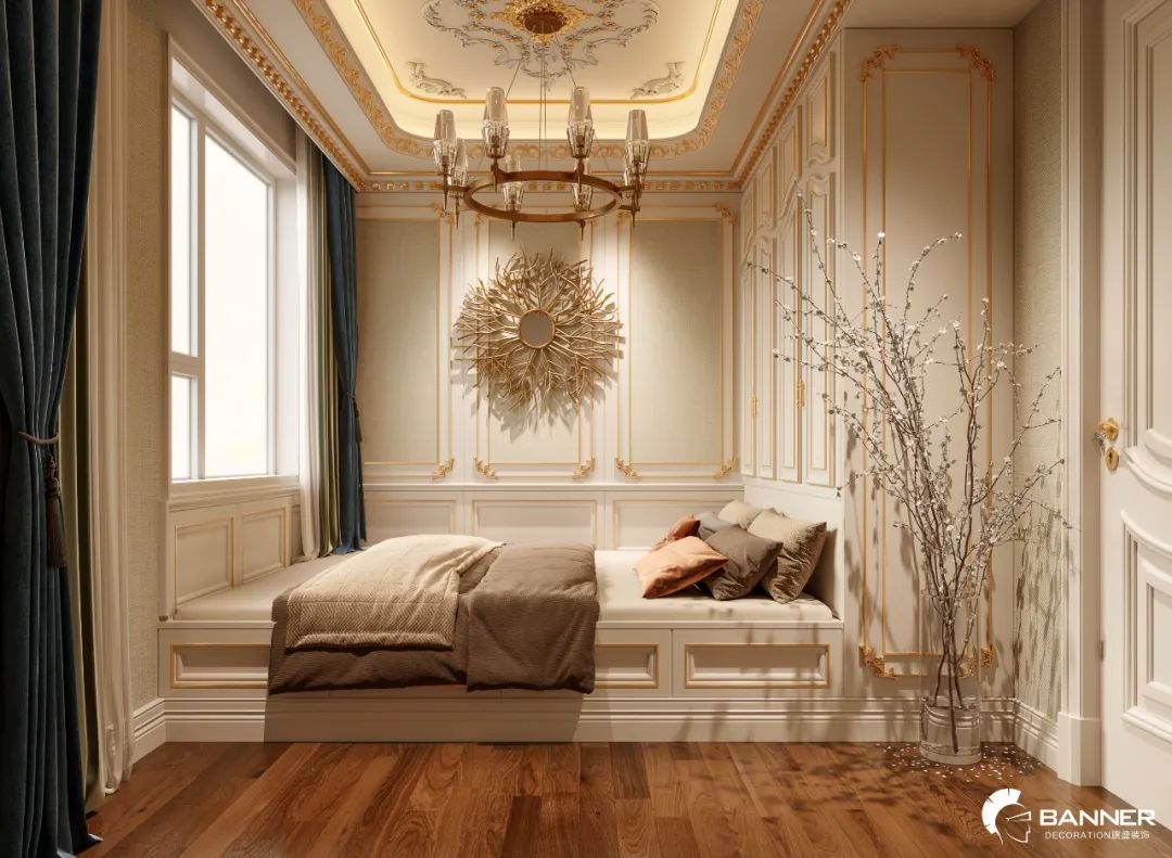 曲江千林郡法式平层设计丨赵振庭-45