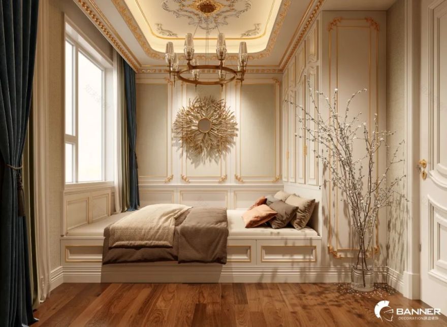 曲江千林郡法式平层设计丨赵振庭-45