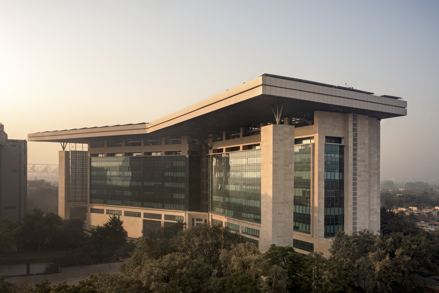 印度首个净正能量建筑 | Atal Akshaya Urja Bhavan Office Building-34