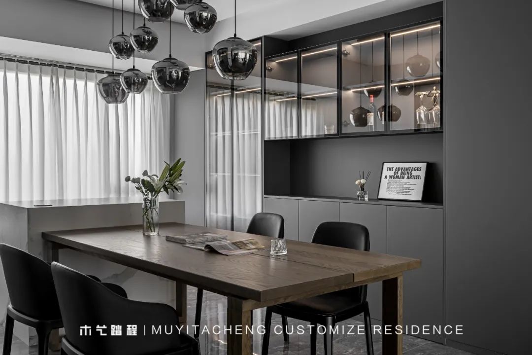 极简黑白,家的温度与高级定制丨中国重庆丨重庆木艺踏程全屋定制-32