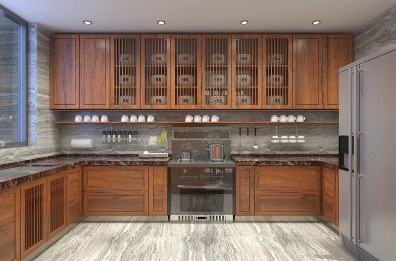 200 平米现代中式入住家装-22